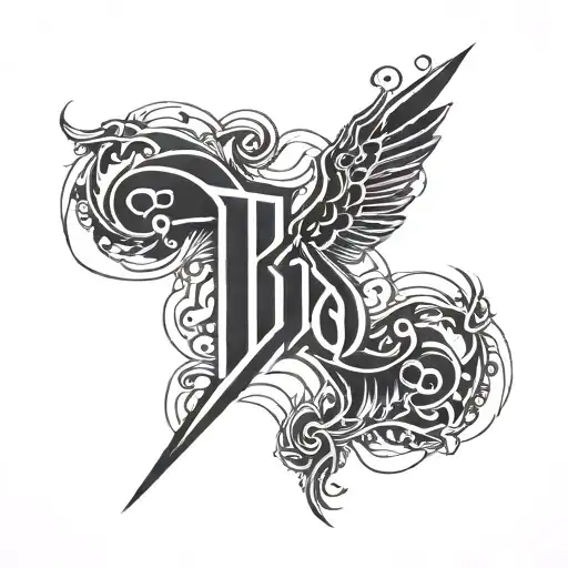 bts logo tattoo design idea