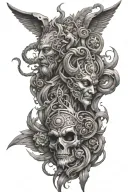 Gods tattoo design idea