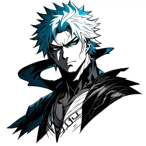 anime bleach grimmjow tattoo design idea
