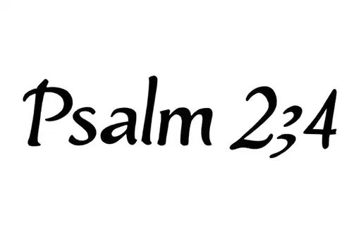 "Psalm 23:4" tattoo design idea