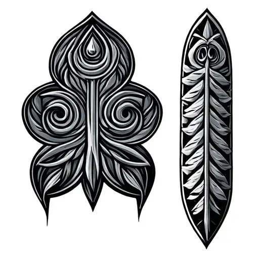 Ogham tattoo design idea
