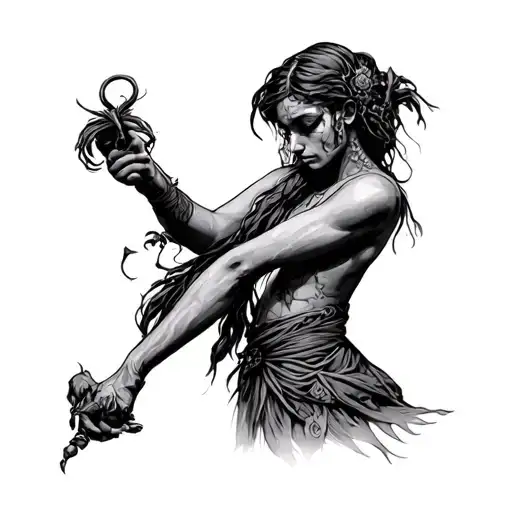 slave tattoo design idea