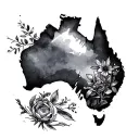 Australia tattoo design idea