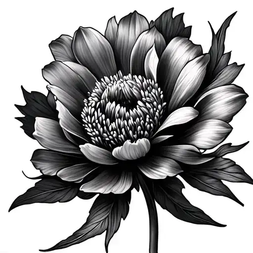 Indian paintbrush flower tattoo design idea