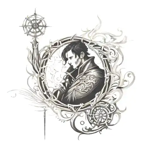 vin mistborn saga tattoo design idea