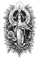 gods plan tattoo design idea
