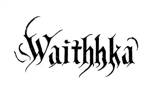 "Waithaka" tattoo design idea