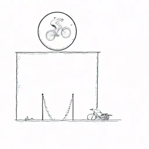 swimming bike run tattoo design idea