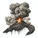 Grindavík, eruption tattoo design idea