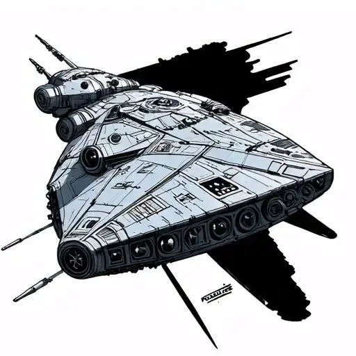 Star Wars cis Ship tattoo design idea
