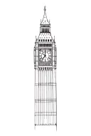 big ben tattoo design idea