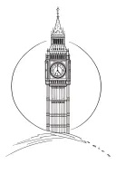 big ben tattoo design idea