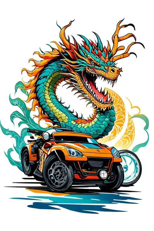 i like neo traditional style, japanese style tattoos. i like cars, motorcycle, speed, dragons ,samurais, japanese mythic tattoo design idea