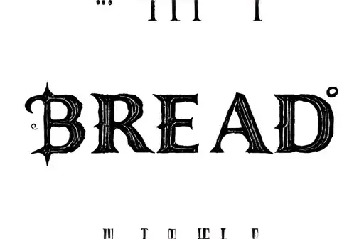 "BREAD" tattoo design idea