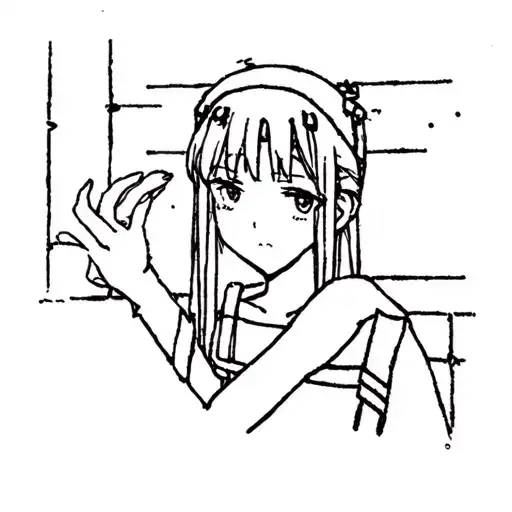 make a jail style tattoo with japanese anime folklore tattoo design idea