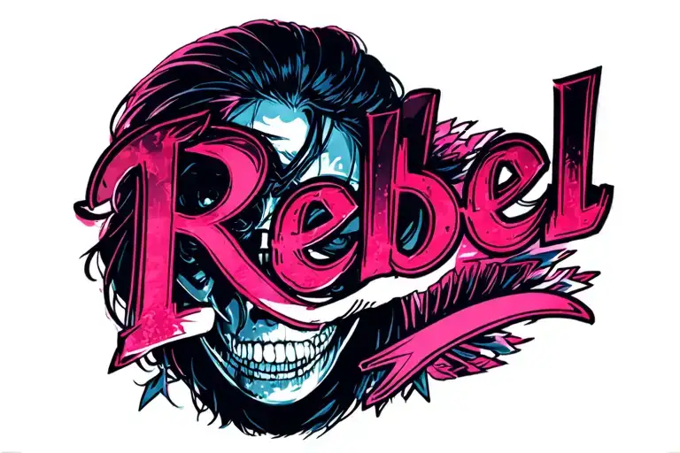 "Rebel" Rebel tattoo design idea
