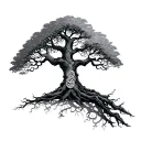 Celtic Oak Tree tattoo design idea