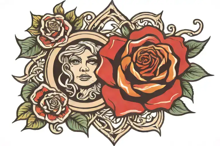 abusive relation survivor symbol intertwined tattoo design idea
