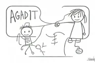 child and name and date tattoo design idea