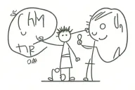 child and name and date tattoo design idea