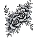 mum/nan reversable tattoo design idea