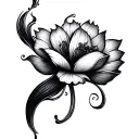 mum/nan reversable tattoo design idea