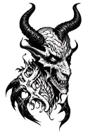 Malfer devil tattoo design idea