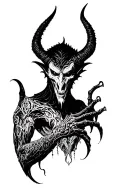 Malfer devil tattoo design idea