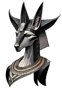 anubis And Ra tattoo design idea