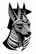anubis And Ra tattoo design idea