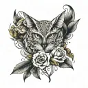 Ksenia and Valentin tattoo design idea