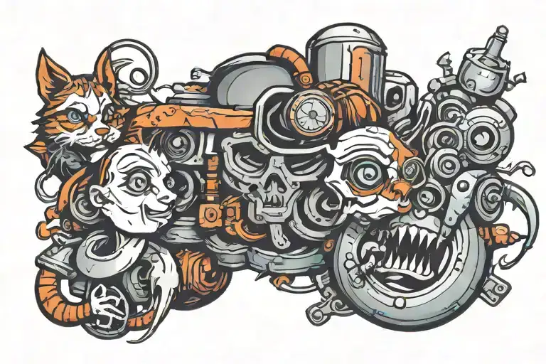 diligence tattoo design idea