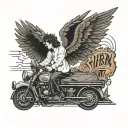 John Mayer Last train home i'm not a fallin angel I just fell behind  tattoo design idea