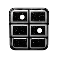 domino piece with two dots at one end and three at the other tattoo design idea