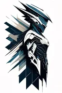 Warframe collage tattoo design idea