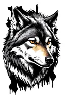 wolf carpenter tattoo design idea