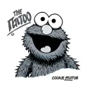 Cookie Monster tattoo design idea