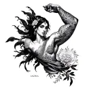 according my name and birth date (Indra, 11-10-1995)  suggest some tattoos in left hand complete forearm tattoo design idea