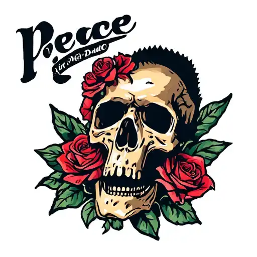 rest in peace dad tattoo design idea