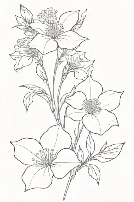 birth flower boquet december april and both september flowers tattoo design idea