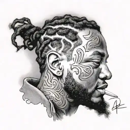 Kendrick Lamar tattoo design idea