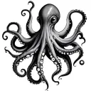 benevolent octopus tattoo design idea