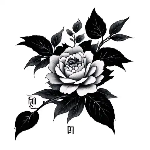 Korean tattoo design idea