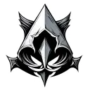 assasin creed symbol tattoo design idea