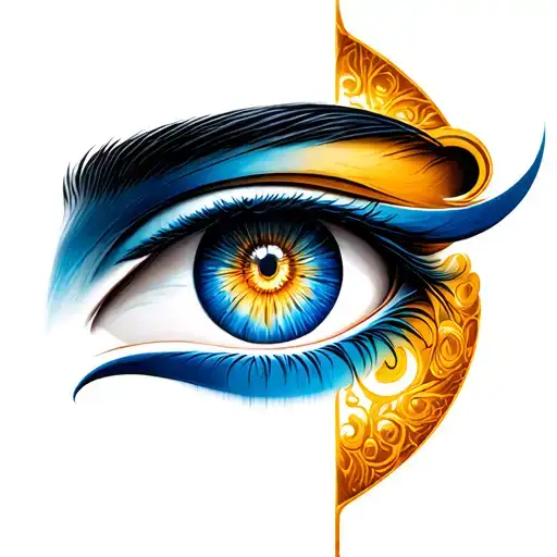 eye of horus  tattoo design idea
