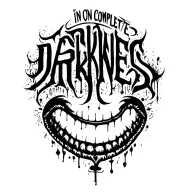 "In complete darkness" "In complete darkness" smiley with lyrics tattoo design idea