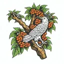 willow tree tattoo design idea