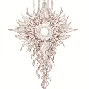 blessing tattoo design idea