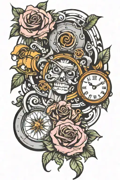 Be Present enjoy now and the time you have tattoo design idea