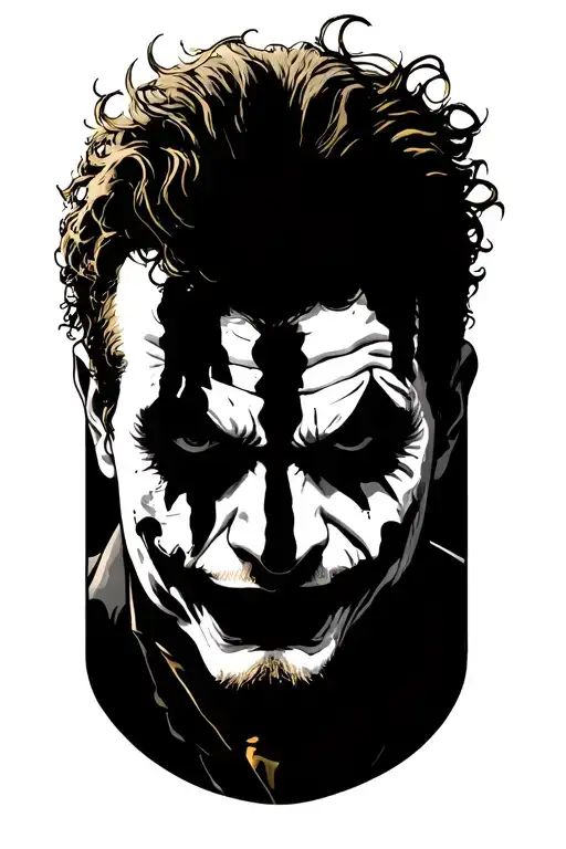 heath ledger joker half sleeve forearm tattoo ideas with HA HA HA and other things you can add  tattoo design idea